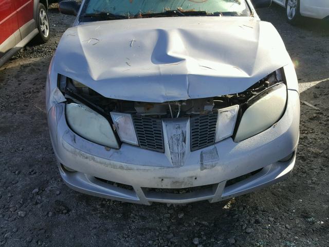 3G2JB14F65S113703 - 2005 PONTIAC SUNFIRE SILVER photo 9