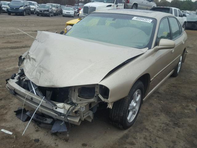 2G1WH55K659272309 - 2005 CHEVROLET IMPALA LS GOLD photo 2