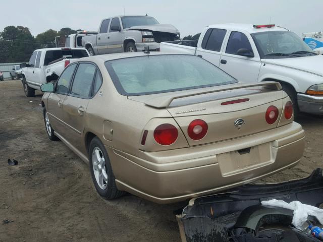 2G1WH55K659272309 - 2005 CHEVROLET IMPALA LS GOLD photo 3