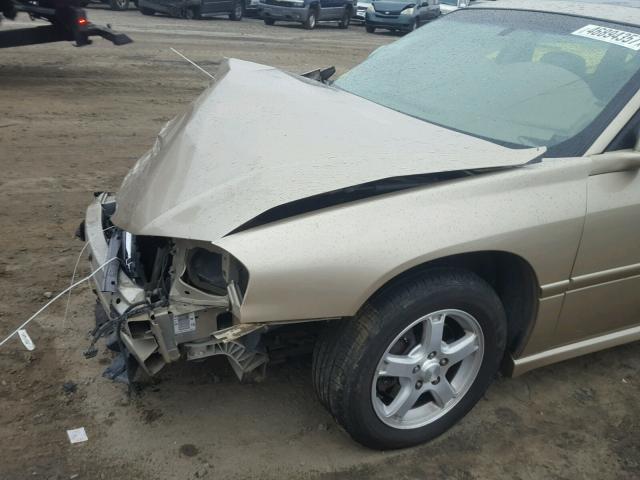 2G1WH55K659272309 - 2005 CHEVROLET IMPALA LS GOLD photo 9