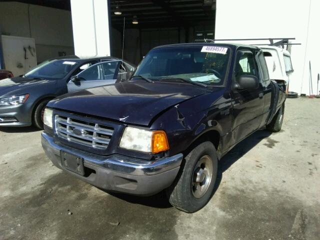 1FTYR14V23PA82622 - 2003 FORD RANGER SUP BLUE photo 2