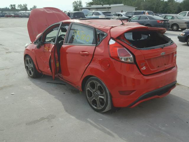 3FADP4GX4EM147892 - 2014 FORD FIESTA ST RED photo 3