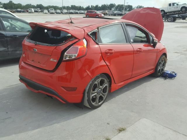 3FADP4GX4EM147892 - 2014 FORD FIESTA ST RED photo 4