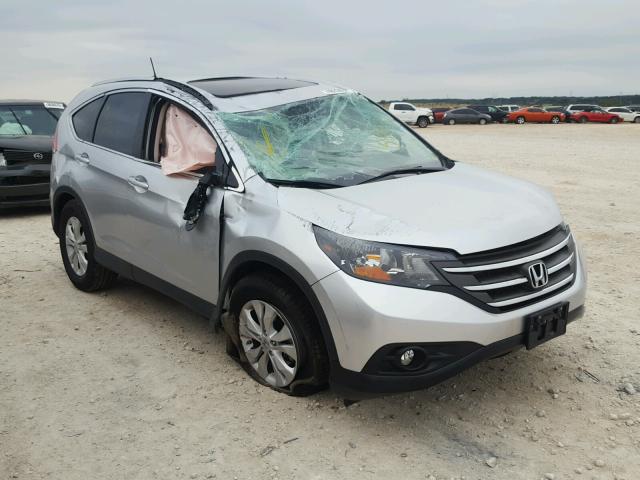 2HKRM3H79CH511597 - 2012 HONDA CR-V EXL GRAY photo 1