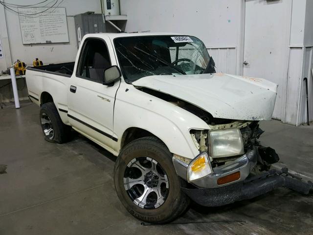 4TANL42N9VZ252096 - 1997 TOYOTA TACOMA WHITE photo 1