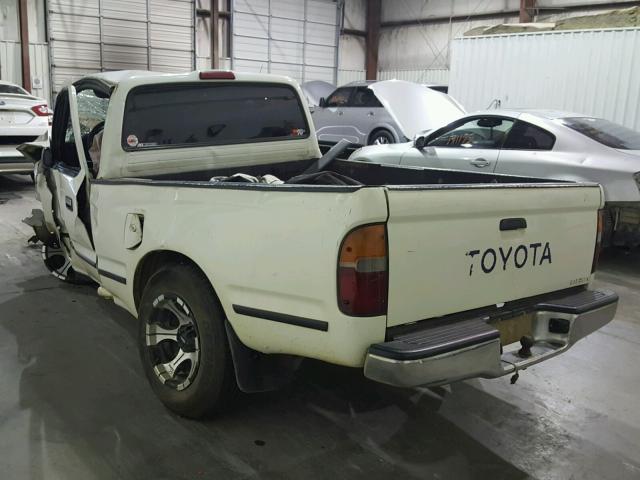 4TANL42N9VZ252096 - 1997 TOYOTA TACOMA WHITE photo 3