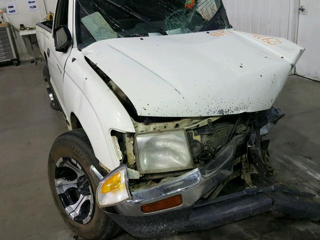 4TANL42N9VZ252096 - 1997 TOYOTA TACOMA WHITE photo 9