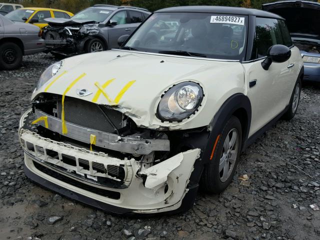 WMWXP5C53G3B14128 - 2016 MINI COOPER BEIGE photo 2