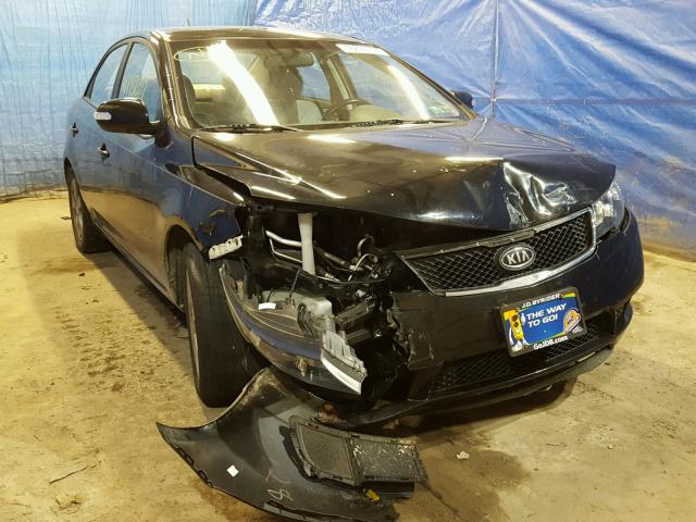 KNAFU4A28A5110852 - 2010 KIA FORTE EX BLACK photo 1