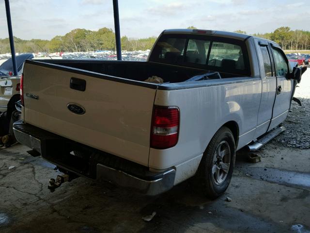 1FTPX12534NA14847 - 2004 FORD F150 WHITE photo 4