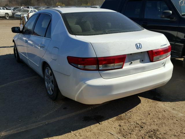 1HGCM56363A030782 - 2003 HONDA ACCORD LX WHITE photo 3