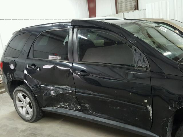 2CKDL33F786290307 - 2008 PONTIAC TORRENT BLACK photo 9