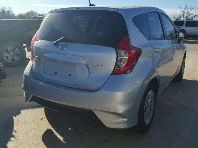 3N1CE2CP4HL369223 - 2017 NISSAN VERSA NOTE SILVER photo 4