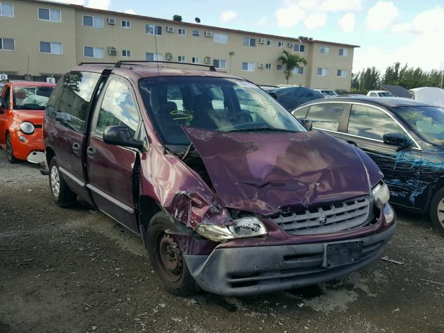 2C4GJ2530YR697794 - 2000 CHRYSLER VOYAGER BURGUNDY photo 1