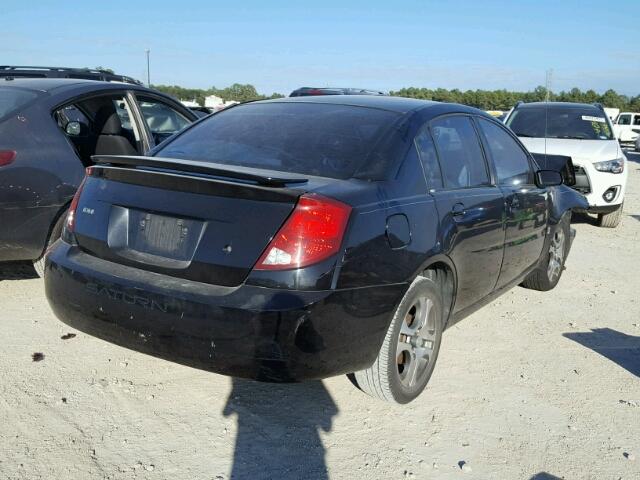 1G8AL52F95Z142810 - 2005 SATURN ION LEVEL BLACK photo 4