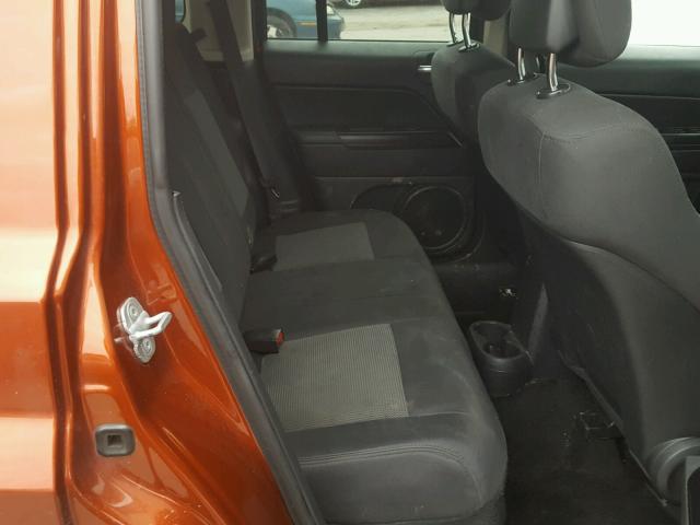 1C4NJRBB3CD620120 - 2012 JEEP PATRIOT SP ORANGE photo 6