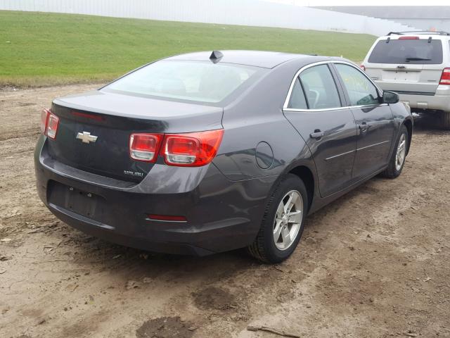 1G11B5SA3DF294765 - 2013 CHEVROLET MALIBU LS ნაცრისფერი ფოტო 4