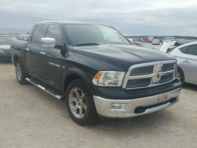 1C6RD6NT5CS297915 - 2012 DODGE RAM 1500 L BLACK photo 1