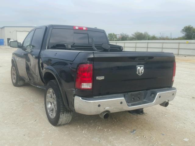 1C6RD6NT5CS297915 - 2012 DODGE RAM 1500 L BLACK photo 3