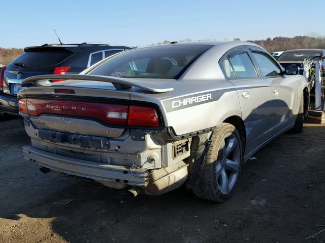 2B3CL5CTXBH520813 - 2011 DODGE CHARGER R/ SILVER photo 4