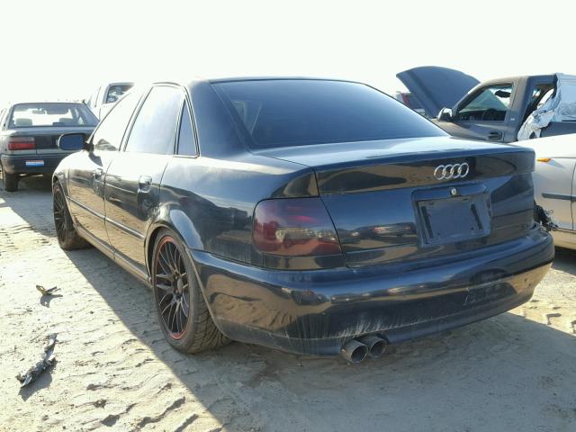 WAUDC68D01A138973 - 2001 AUDI A4 1.8T QU BLACK photo 3