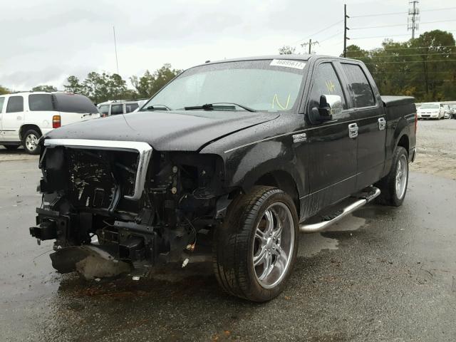 1FTRW12W77KD53167 - 2007 FORD F150 SUPER BLACK photo 2