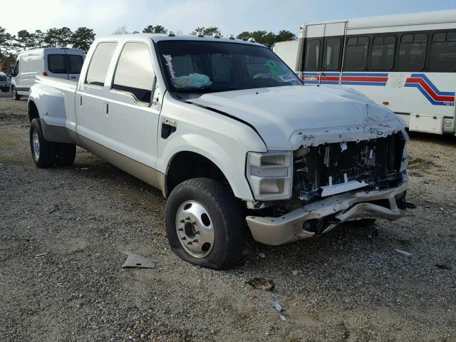 1FTWW33R78EC36065 - 2008 FORD F350 SUPER WHITE photo 1