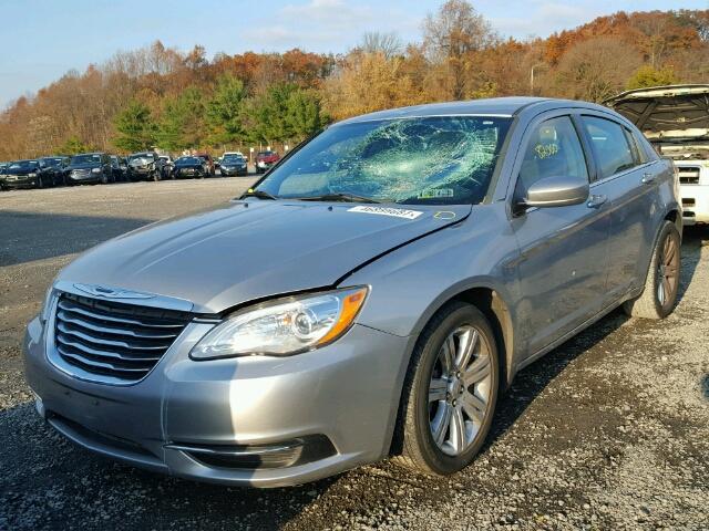 1C3CCBBB2DN735736 - 2013 CHRYSLER 200 TOURIN SILVER photo 2