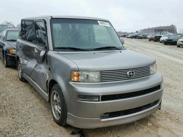 JTLKT324140158701 - 2004 TOYOTA SCION XB SILVER photo 1