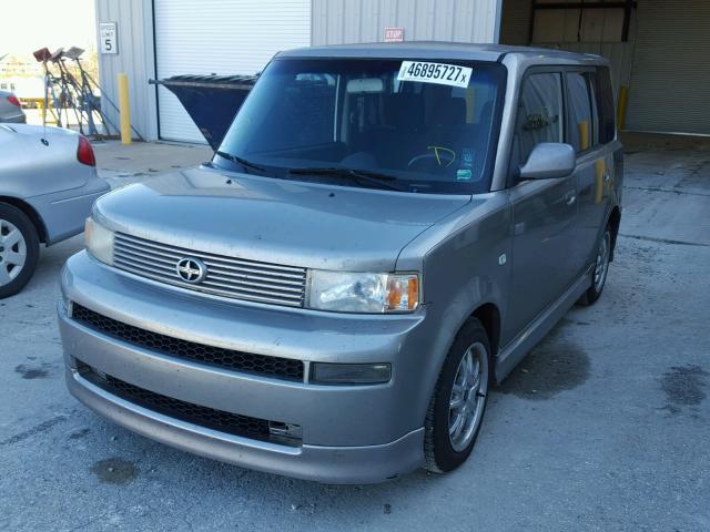 JTLKT324140158701 - 2004 TOYOTA SCION XB SILVER photo 2