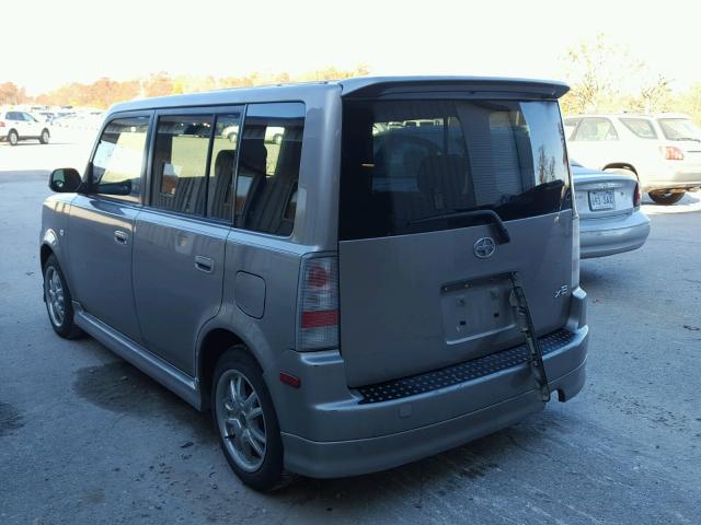 JTLKT324140158701 - 2004 TOYOTA SCION XB SILVER photo 3