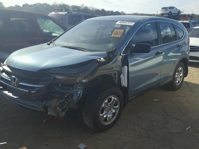 2HKRM3H34EH561078 - 2014 HONDA CR-V BLUE photo 2