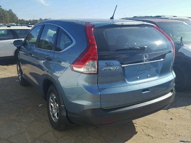 2HKRM3H34EH561078 - 2014 HONDA CR-V BLUE photo 3