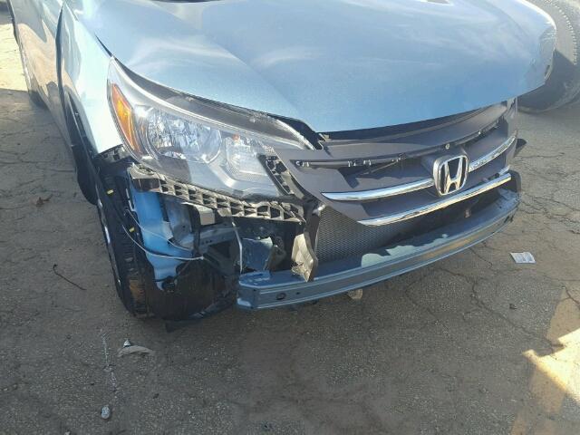 2HKRM3H34EH561078 - 2014 HONDA CR-V BLUE photo 9