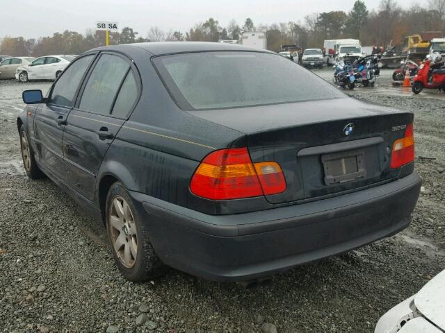 WBAEV33402KL56590 - 2002 BMW 325 I GREEN photo 3