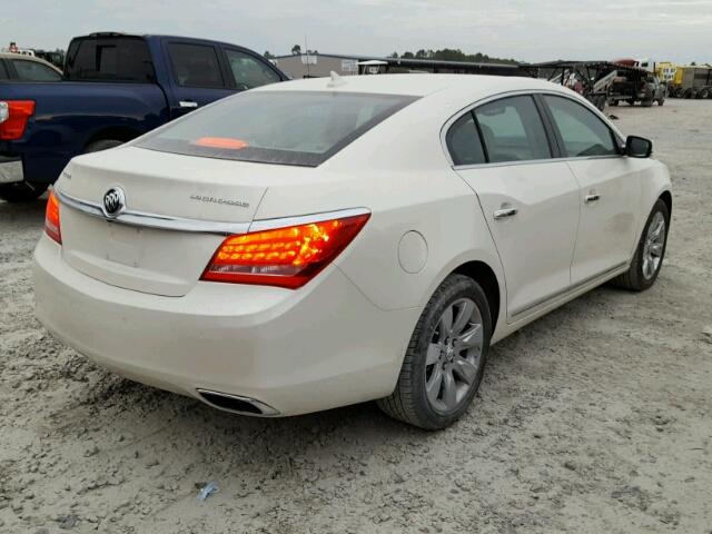 1G4GB5G39EF263075 - 2014 BUICK LACROSSE WHITE photo 4