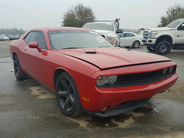 2C3CDYAG2CH259217 - 2012 DODGE CHALLENGER RED photo 1