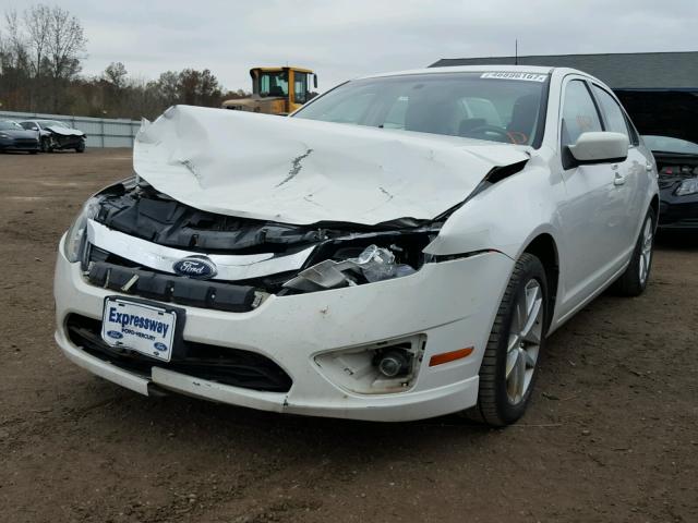 3FAHP0JGXAR389747 - 2010 FORD FUSION SEL WHITE photo 2