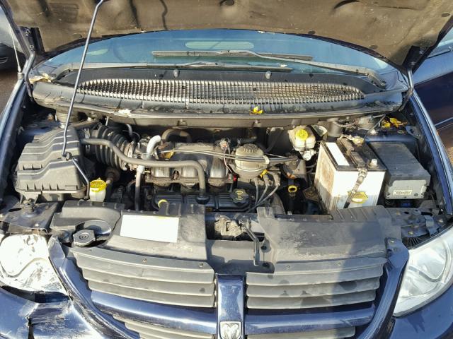 2D4GP44L45R459750 - 2005 DODGE GRAND CARA BLUE photo 7