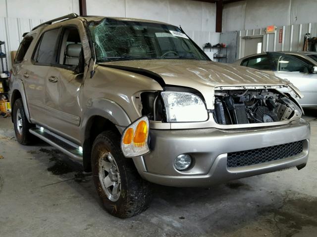 5TDZT34A12S087068 - 2002 TOYOTA SEQUOIA SR GOLD photo 1