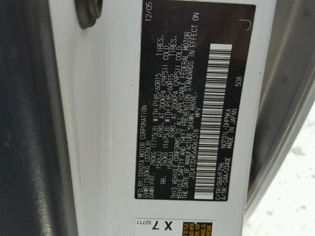 JTLKT324564061318 - 2006 TOYOTA SCION XB Plata foto 10