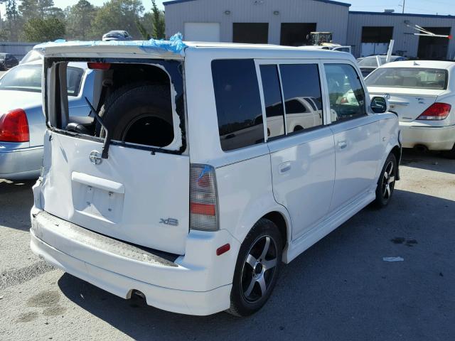 JTLKT324564061318 - 2006 TOYOTA SCION XB Plata foto 4
