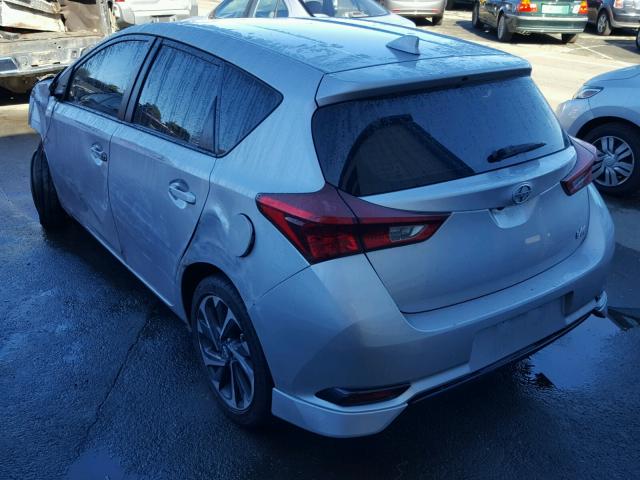 JTNKARJE6GJ511331 - 2016 TOYOTA SCION IM SILVER photo 3