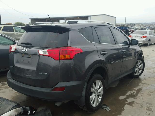 2T3YFREVXFW181297 - 2015 TOYOTA RAV4 LIMIT GRAY photo 4