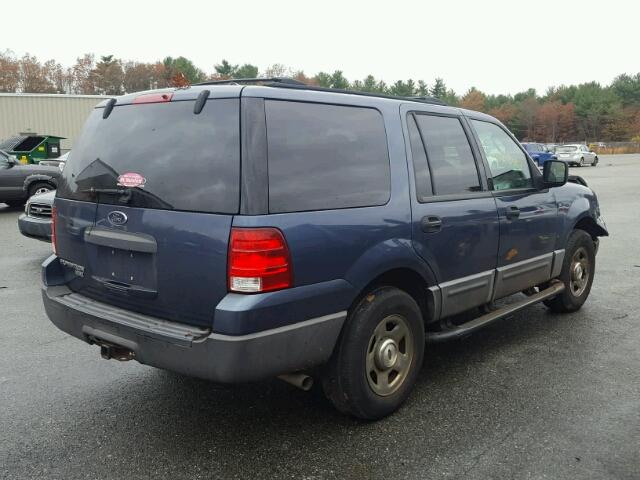 1FMPU16L54LB13419 - 2004 FORD EXPEDITION BLUE photo 4