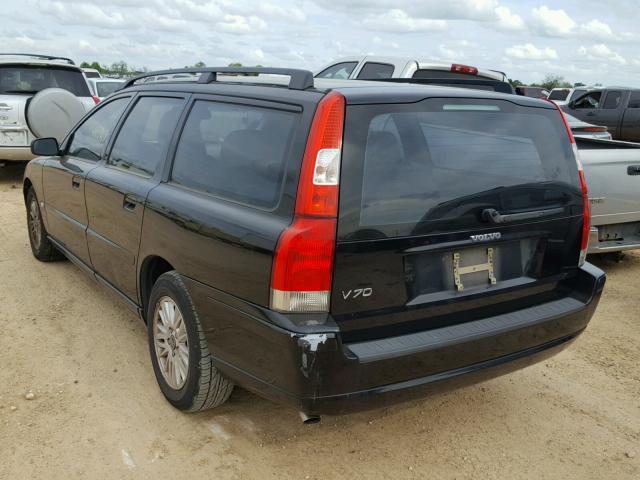 YV1SW612951492386 - 2005 VOLVO V70 BLACK photo 3