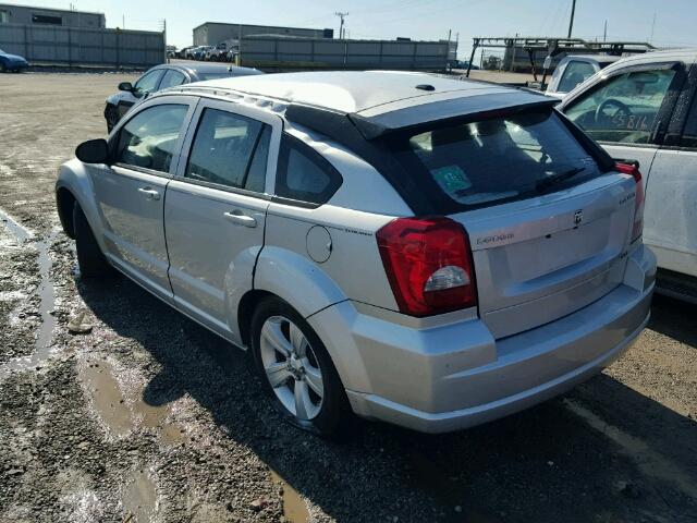 1B3CB4HA4AD550244 - 2010 DODGE CALIBER SX SILVER photo 3