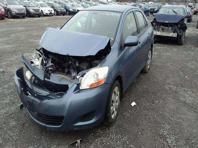 JTDBT923771173613 - 2007 TOYOTA YARIS BLUE photo 2