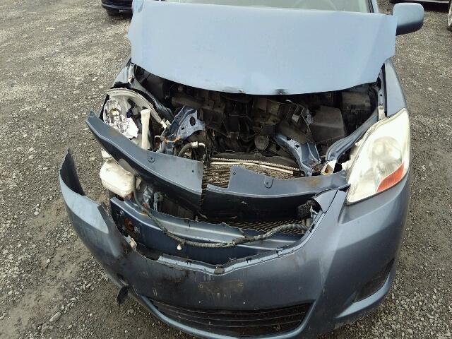 JTDBT923771173613 - 2007 TOYOTA YARIS BLUE photo 9