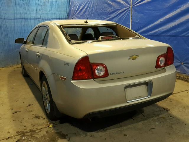 1G1ZC5EB8AF316694 - 2010 CHEVROLET MALIBU 1LT GOLD photo 3